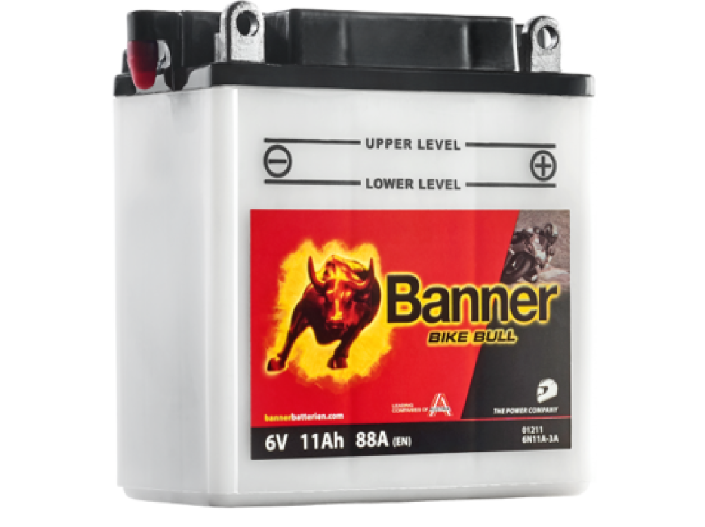 Banner Moto BIKE Bull 01225    6V 12Ah  6N12A-2D