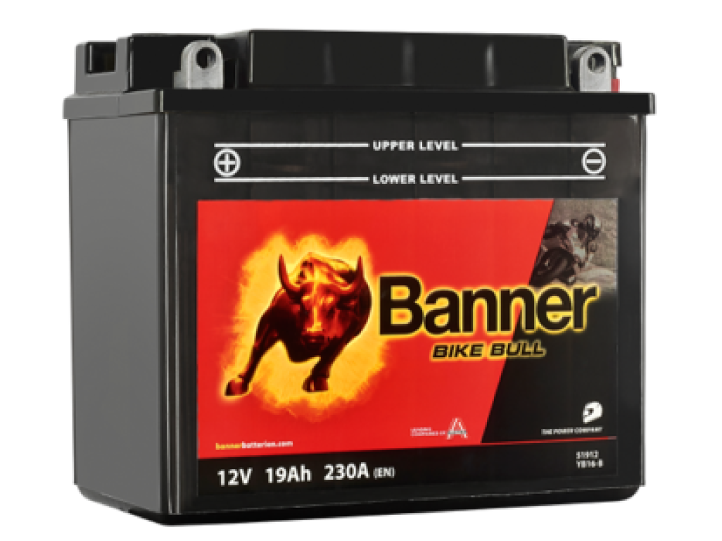 Banner Moto BIKE Bull 51912  12V 19Ah  YB16-B