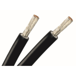 Kabel 10.0 mm2 černý 1m