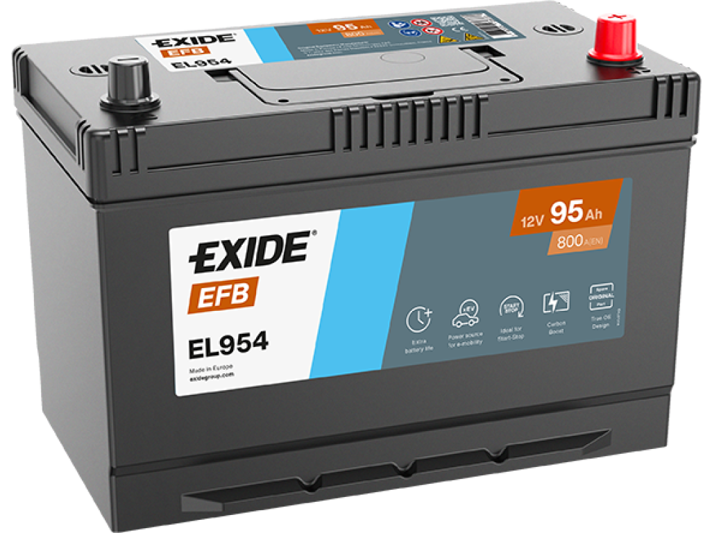 EXIDE Start - Stop   95 Ah EFB EL 954 306*173*222 P
